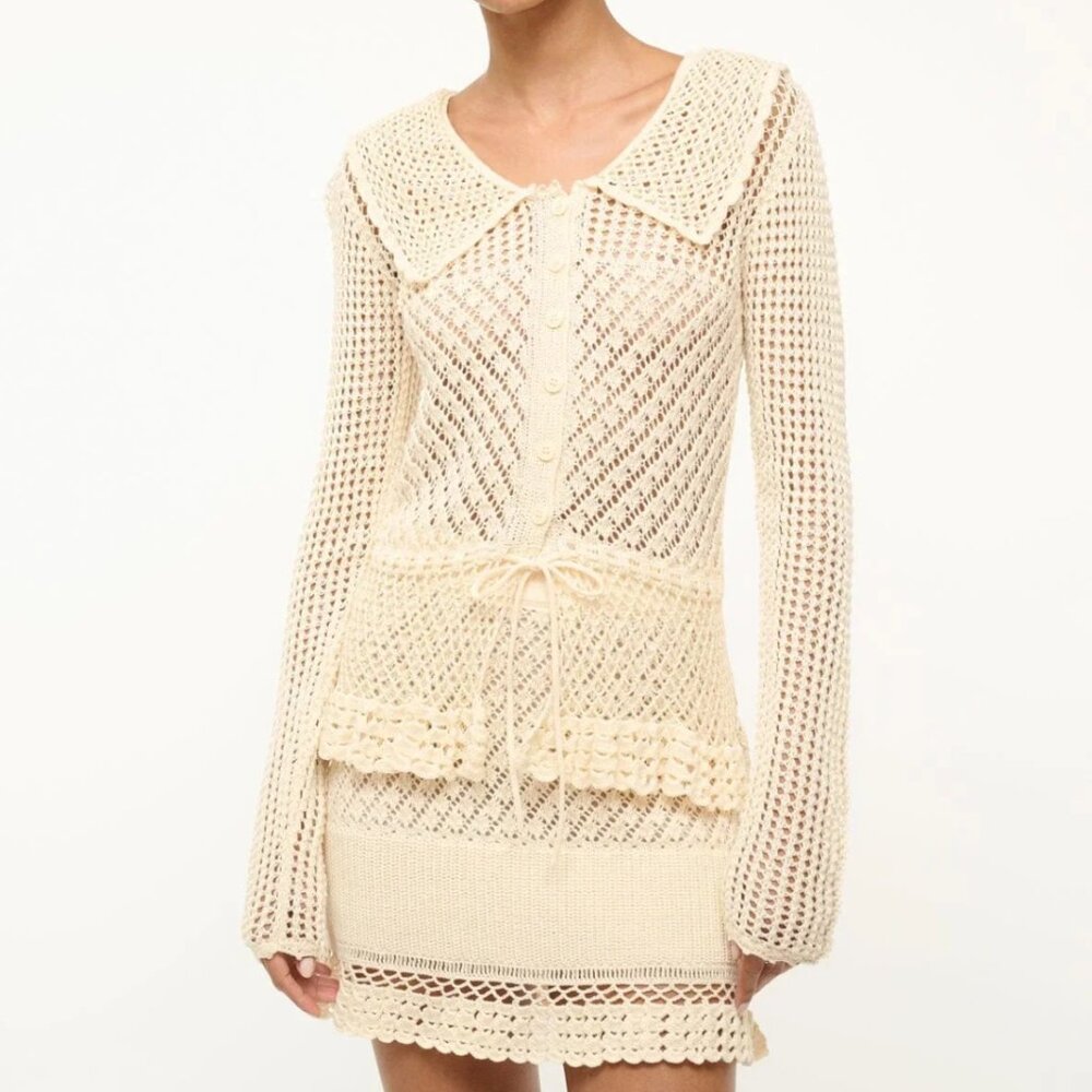 Vienna Sweater ~ Ecru - Picture 1 of 5